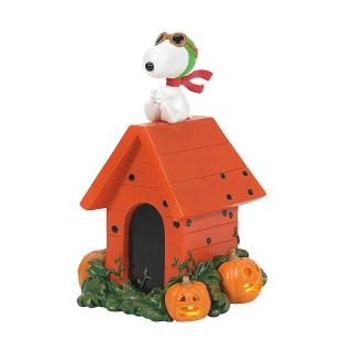 【Enesco】精品家飾 Peanuts 系列 Snoopy 史努比南瓜飛行員居家擺飾