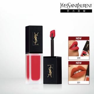 【YSL 官方旗艦館】時尚印記雪絨唇釉 6ml(任選1款)