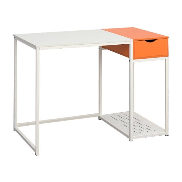 【IDEA】簡美家INS爆款雙色鐵木抽屜書桌/辦公桌