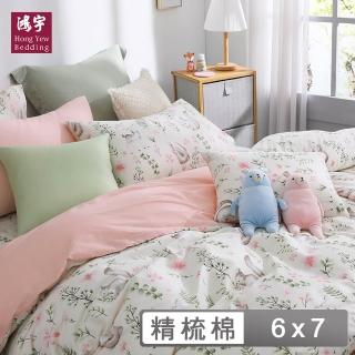 【HongYew 鴻宇】100%精梳棉 薄被套-小森漫步(雙人)