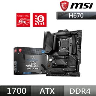 【MSI 微星】MAG H670 TOMAHAWK WIFI DDR4 INTEL 主機板