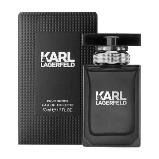 【KARL LAGERFELD 卡爾】同名時尚男性淡香水 50ml(平輸正品)