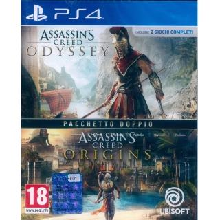 【SONY 索尼】PS4 刺客教條：奧德賽+刺客教條 起源 合輯 Assassins Creed: Odyssey + Origins(中英文歐版)