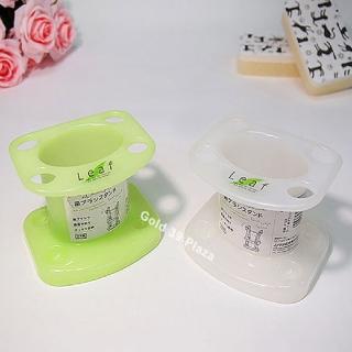 【BO雜貨】綠葉牙刷牙膏架 Leaf 浴室牙刷牙膏架(無毒 無味 放置牙刷 牙膏通風衛生)