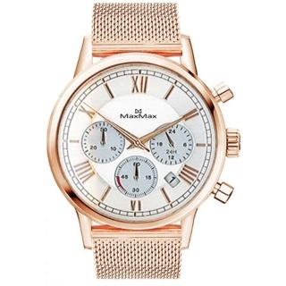 【Max Max】不鏽鋼經典三眼錶40MM(MAS7040-4)