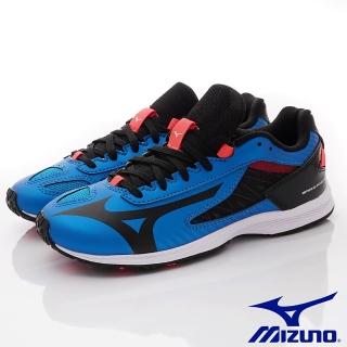 【MIZUNO 美津濃】SPEED MACH競速運動童鞋(K1GC222225藍-21-25cm)