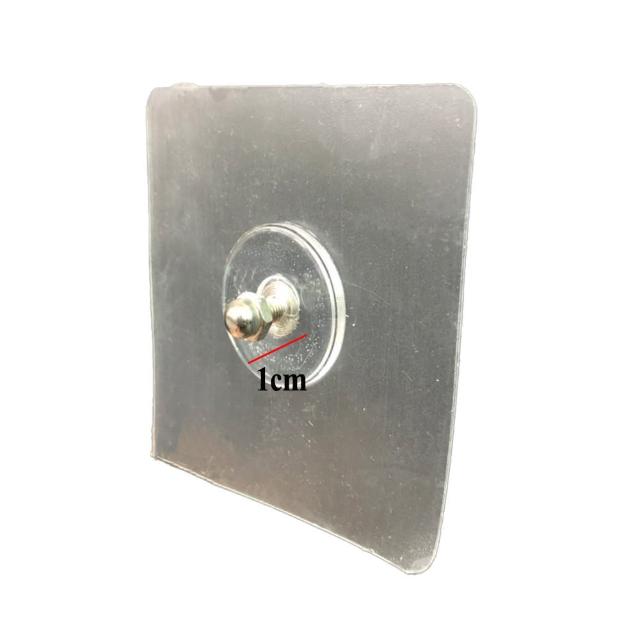 【WE CHAMP】強力免打孔無痕螺絲貼片0.6cm/1cm/1.6cm(5入/包 無痕 免釘免鑽 螺絲貼片 掛勾) 