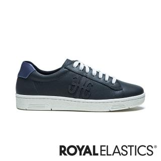 【ROYAL Elastics】HONOR 真皮時尚休閒鞋 男(黑藍)