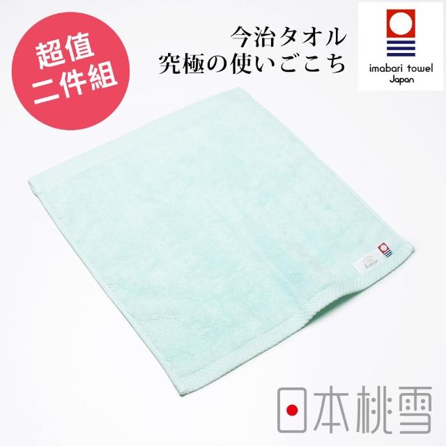 【日本桃雪】日本製原裝進口今治超長棉方巾超值2件組(鈴木太太公司貨)