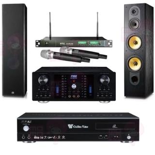 【金嗓】點歌機4TB+擴大機+無線麥克風+喇叭(CPX-900 R2+FNSD AK-8800 PRO+ACT-869PRO+FNSD SD-803)