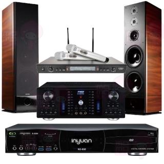 【音圓】點歌機4TB+擴大機+無線麥克風+喇叭(S-2001 N2-550+AK-8800 PRO+SR-928PRO+TDF K-105)
