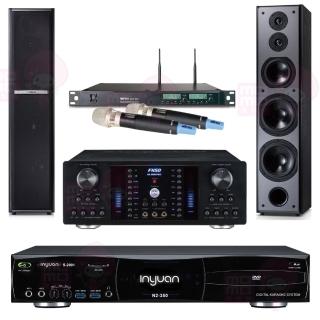 【音圓】點歌機4TB+擴大機+無線麥克風+喇叭(S-2001 N2-350+AK-8800 PRO+ACT-65II+TDF M6)