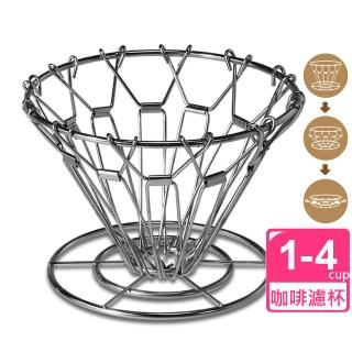 【Driver】摺疊式咖啡濾杯1-4cup(錐型)