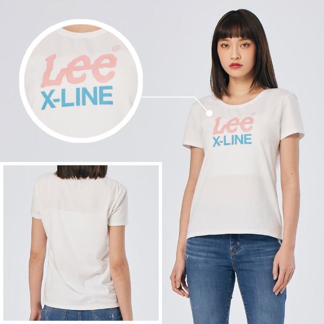 【Lee】出清品-女裝 短袖T恤 / 系列大LOGO 共2色 標準版型(LL220028ANJ / LL220028K14)