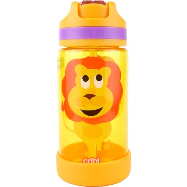 【Cool Gear 酷樂】兒童翻蓋吸管式運動水壺500ml（本款有2種版本彩盒）(美國Tritan材質)