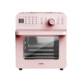 【VOTO】韓國第一 氣炸烤箱 14公升 蜜桃粉5件組(CAJ14T-P)