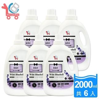 【You Can Buy】藍風鈴 抗菌香水洗衣精 2000mlx6入(箱購)