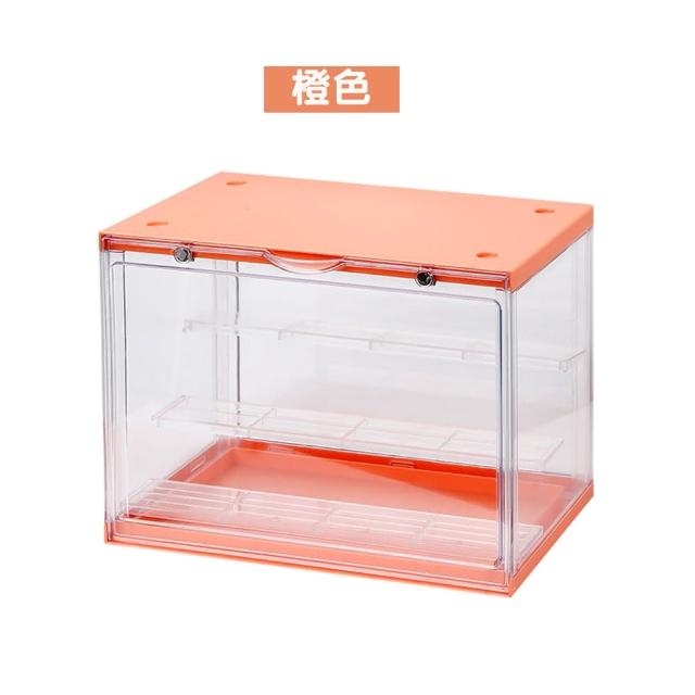 【HaRu日春生活】彩色模型展示公仔盒-1入(展示盒 模型收納盒 收納盒 扭蛋公仔娃娃收納盒 收藏盒 盲盒)