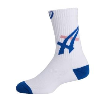 【asics 亞瑟士】中筒襪 男女中性款 排球 配件(3033B365-102)