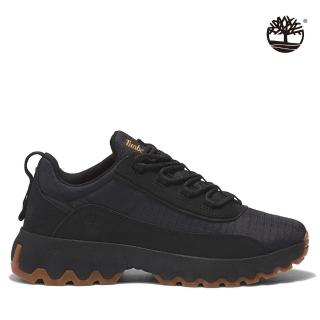 【Timberland】男款黑色磨砂革GreenStride Edge休閒鞋(A2HUF001)