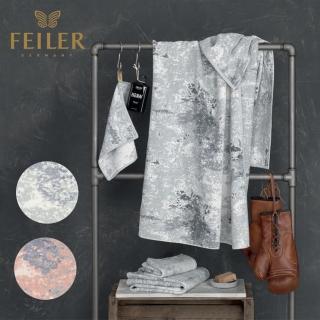 【Feiler】彩繪塗鴉方巾 2色(30x30cm)