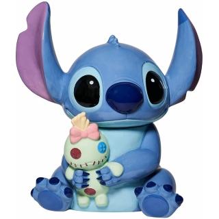 【Enesco】精品家飾 Disney 迪士尼 史迪奇造型餅乾罐居家擺飾