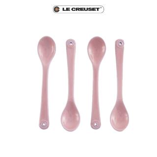 【Le Creuset】瓷器湯杓4入(亮粉)