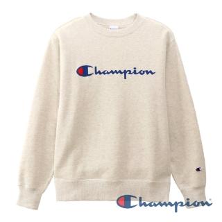 【Champion】Basic草寫Logo大學Tee-米色