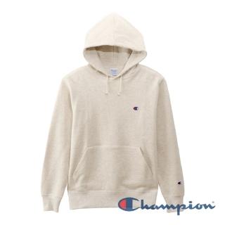 【Champion】BASIC毛巾布連帽Tee-米色