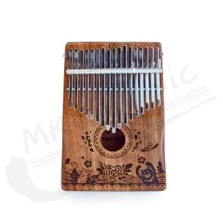 【拓弦音樂】Namas 專業17音 拇指琴 卡林巴 全單板花梨木 KALIMBA 姆指琴 樂器(KL-NA-JMR17)