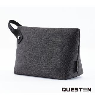 【QUESTON】梯型Tech kit 3C配件收納袋/線材配件收納包(化妝包/盥洗包/多功能收納包)