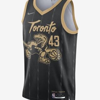 【NBA】籃球背心 TOR MNK DF SWGMN JSY MMT 21 男 黑金(DB4046010)