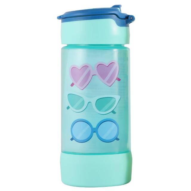【Cool Gear 酷樂】兒童潮流發光翻蓋吸管式水壺480ml(發光水壺)