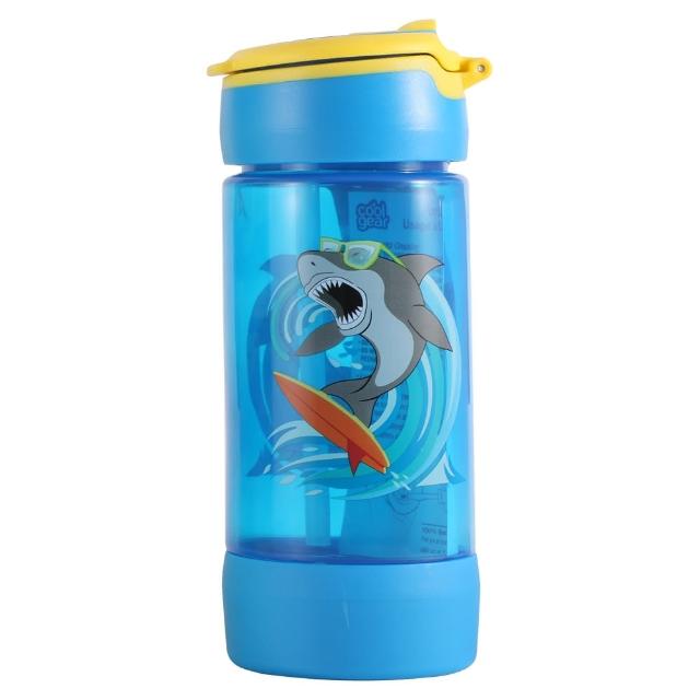 【Cool Gear 酷樂】兒童潮流發光翻蓋吸管式水壺480ml(發光水壺)