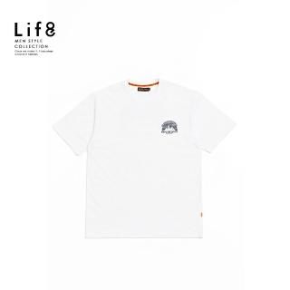 【Life8】WILDMEET 印花 探索新世界 高磅短袖上衣-白色(61016)