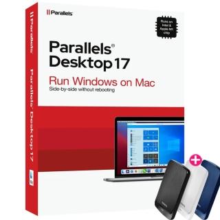 【1TB行動硬碟組】Parallels Desktop 17 Retail Box Full AP+ 威剛HV320 1TB行動硬碟
