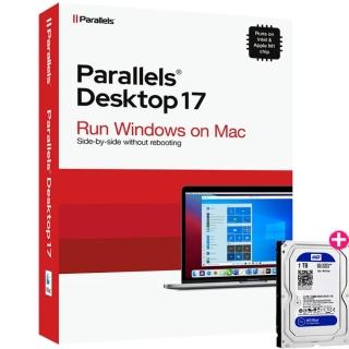 【1TB桌上型硬碟組】Parallels Desktop 17 Retail Box Full AP+WD 藍標 1TB 桌上型硬碟(WD10EZEX)