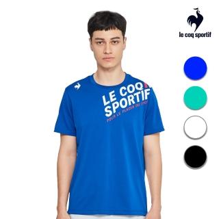 【LE COQ SPORTIF 公雞】涼感運動生活短袖T恤 男-4色-LWP21717