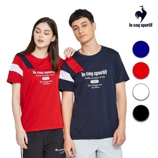 【LE COQ SPORTIF 公雞】涼感運動生活短袖T恤 中性-4色-LWP23607