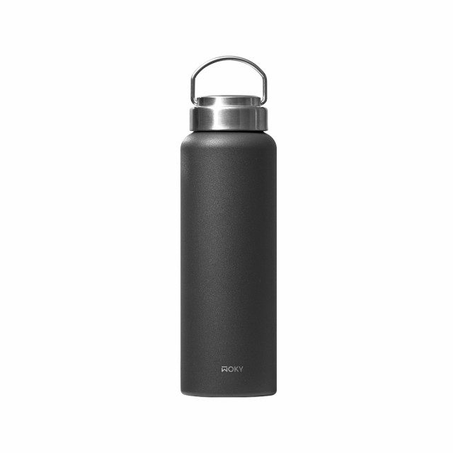 【WOKY 沃廚】提手輕量陶瓷易潔層保溫杯800ml(mo獨家款；保溫瓶)