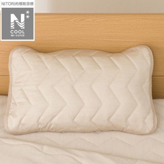 【NITORI 宜得利家居】極致涼感 枕頭保潔墊 N COOL WSP N BE(枕頭保潔墊 極致涼感 NCOOL)