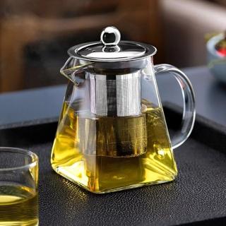 【EDISH】304加厚玻璃鷹嘴泡茶壺