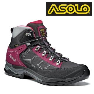 【ASOLO】女款 GTX 中筒郊山健走鞋 FALCON GV A40017/A189(防水透氣、黃金大底、登山、休閒)