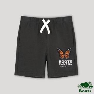 【Roots】Roots 小童- 生生不息系列 自然元素休閒短褲(鐵灰色)