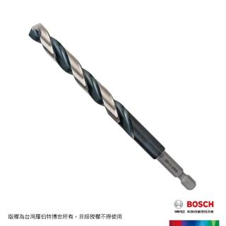 【BOSCH 博世】HSS G 鐵工鑽頭(四分之一吋 六角柄 10.0mm)