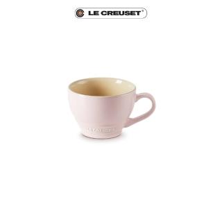 【Le Creuset】瓷器卡布奇諾杯400ml(雪紡粉-無盒)