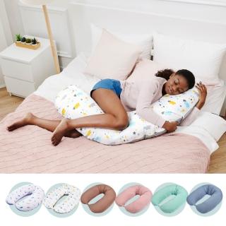 【unilove 官方總代理】Hopo多功能孕哺枕-竹纖涼感系列(枕套+枕芯 哺乳枕 月亮枕 睡窩 寶寶沙發 孕婦枕)