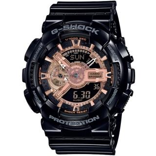 【CASIO 卡西歐】G-SHOCK 數位強悍雙顯電子錶(GA-110MMC-1A)