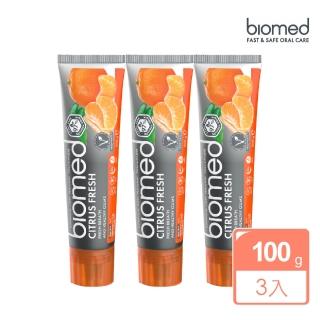【Biomed】柚橘潔齒清新牙膏3入組(100g*3)