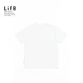 【Life8】Casual 超彈力冰絲 短袖上衣-白色(10601)